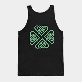 Celtik Knot Four Leaf Clover Tank Top